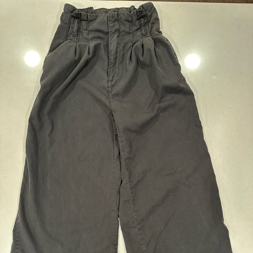 Pleated Wide Leg Pants